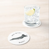 Cartoon-Abbildung für Kampfflugzeuge Runder Pappuntersetzer (Vor Ort)