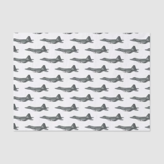 Cartoon-Abbildung für Kampfflugzeuge Seidenpapier (Vorderseite)