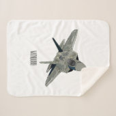 Cartoon-Abbildung für Kampfflugzeuge Sherpadecke (Vorderseite (Horizontal))