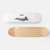 Cartoon-Abbildung für Kampfflugzeuge Skateboard (Horizontal)