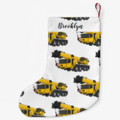 Cartoon-Abbildung für Kranwagen Kleiner Weihnachtsstrumpf (Rückseite)