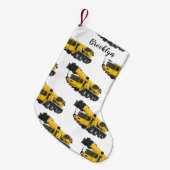 Cartoon-Abbildung für Kranwagen Kleiner Weihnachtsstrumpf (Vorderansicht (hängend))