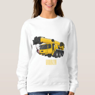 Cartoon-Abbildung für Kranwagen Sweatshirt