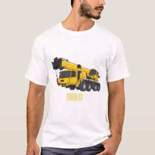 Cartoon-Abbildung für Kranwagen T-Shirt