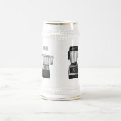 Cartoon-Abbildung für Lebensmittelprozessoren und  Bierglas (Mittel)