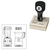 Cartoon-Abbildung für Lebensmittelprozessoren und Gummistempel (Stempel)