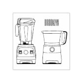 Cartoon-Abbildung für Lebensmittelprozessoren und Gummistempel (Prägung)