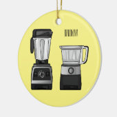 Cartoon-Abbildung für Lebensmittelprozessoren und  Keramik Ornament (Links)