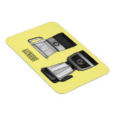 Cartoon-Abbildung für Lebensmittelprozessoren und  Magnet (Rechte Seite)