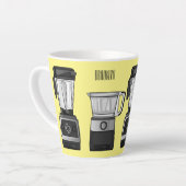 Cartoon-Abbildung für Lebensmittelprozessoren und Milchtasse (Linke Ecke)