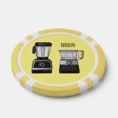 Cartoon-Abbildung für Lebensmittelprozessoren und  Pokerchips (Einzeln)