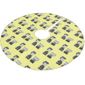 Cartoon-Abbildung für Lebensmittelprozessoren und  Polyester Weihnachtsbaumdecke (Schrägansicht)