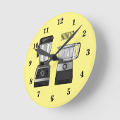 Cartoon-Abbildung für Lebensmittelprozessoren und Runde Wanduhr (Winkel)