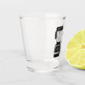 Cartoon-Abbildung für Lebensmittelprozessoren und Schnapsglas (Links)