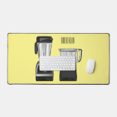 Cartoon-Abbildung für Lebensmittelprozessoren und Schreibtischunterlage (Tastatur & Maus)