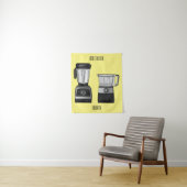 Cartoon-Abbildung für Lebensmittelprozessoren und  Wandteppich (Beispiel)