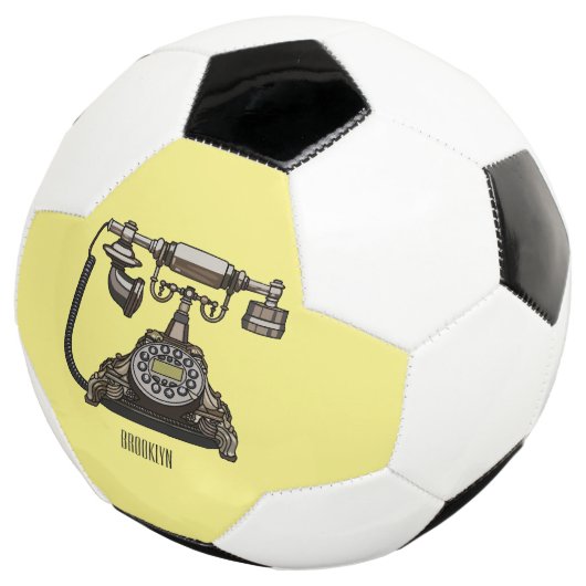 Cartoon-Abbildung Fußball (Dreiviertel)