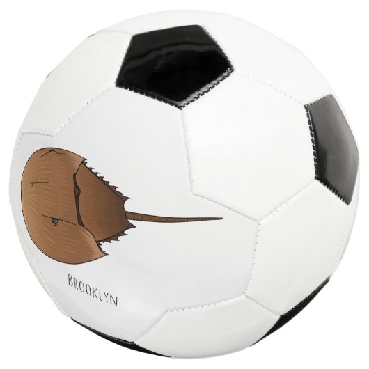 Cartoon-Abbildung Fußball (Dreiviertel)