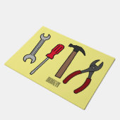 Cartoon-Abbildung Fußmatte (Schrägansicht)