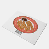 Cartoon-Abbildung Fußmatte (Schrägansicht)