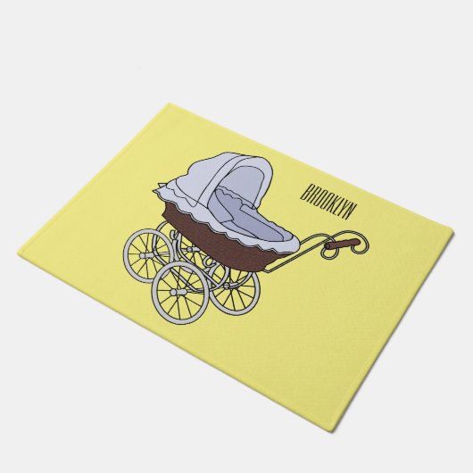 Cartoon-Abbildung Fußmatte (Schrägansicht)