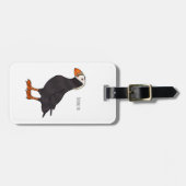 Cartoon-Abbildung Gepäckanhänger (Vorderseite horizontal)