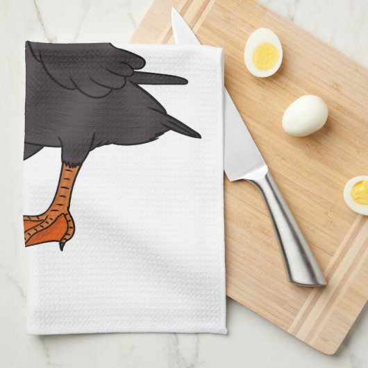 Cartoon-Abbildung Geschirrtuch (Viertel Falte)