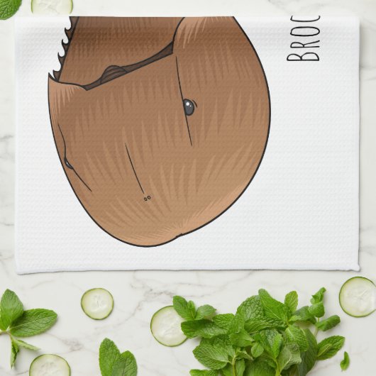 Cartoon-Abbildung Geschirrtuch (Gefaltet)