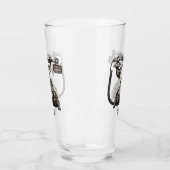 Cartoon-Abbildung Glas (Links)