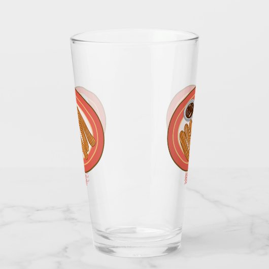 Cartoon-Abbildung Glas (Links)