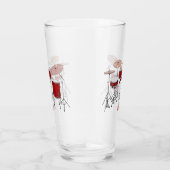 Cartoon-Abbildung Glas (Rechts)