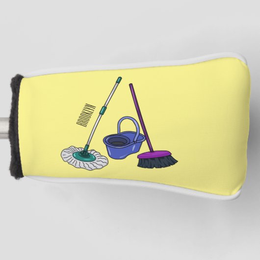 Cartoon-Abbildung Golf Headcover (Vorderseite)