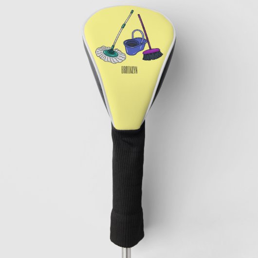 Cartoon-Abbildung Golf Headcover (Vorderseite)