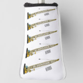 Cartoon-Abbildung Golf Headcover (Rotieren 90)