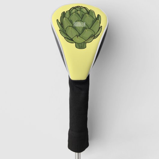 Cartoon-Abbildung Golf Headcover (Vorderseite)