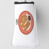 Cartoon-Abbildung Golf Headcover (Rotieren 90)