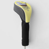 Cartoon-Abbildung Golf Headcover (angewinkelt)