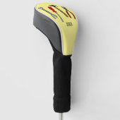 Cartoon-Abbildung Golf Headcover (angewinkelt)