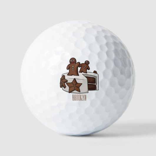 Cartoon-Abbildung Golfball (Vorderseite)