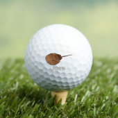 Cartoon-Abbildung Golfball (Insitu T-Shirt)