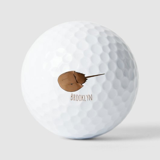 Cartoon-Abbildung Golfball (Vorderseite)