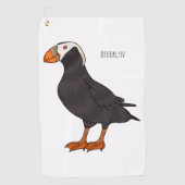 Cartoon-Abbildung Golfhandtuch (Vorderseite)