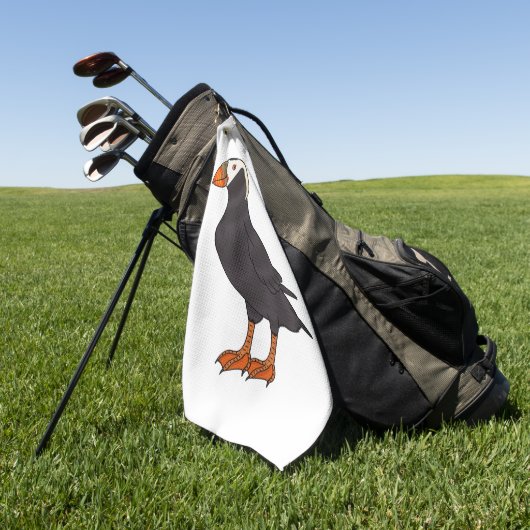 Cartoon-Abbildung Golfhandtuch (Gras)