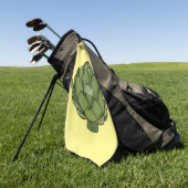 Cartoon-Abbildung Golfhandtuch (Gras)