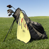 Cartoon-Abbildung Golfhandtuch (Gras)