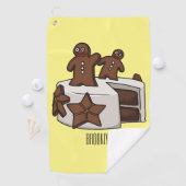 Cartoon-Abbildung Golfhandtuch (Insitu)