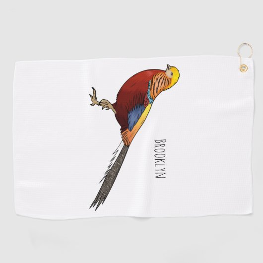 Cartoon-Abbildung Golfhandtuch (Horizontal)