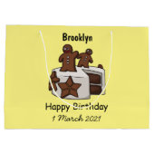 Cartoon-Abbildung Große Geschenktüte (Rückseite)