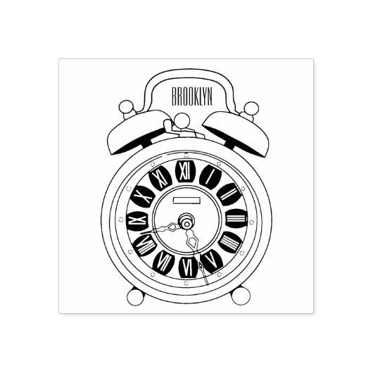 Cartoon-Abbildung Gummistempel (Prägung)