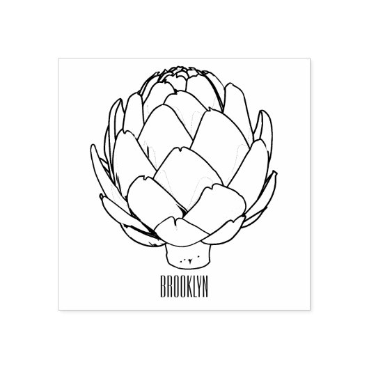 Cartoon-Abbildung Gummistempel (Prägung)